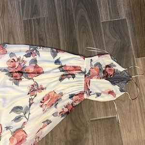 Flower dress like new worn once for a wedding
